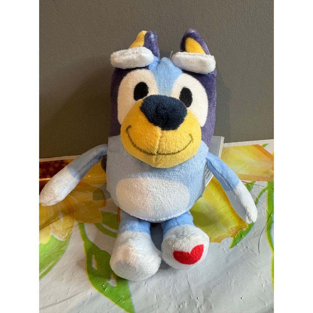 Bluey Plush Clip On Stuffed Animal Toy Blue Heeler Dog Backpack Buddy